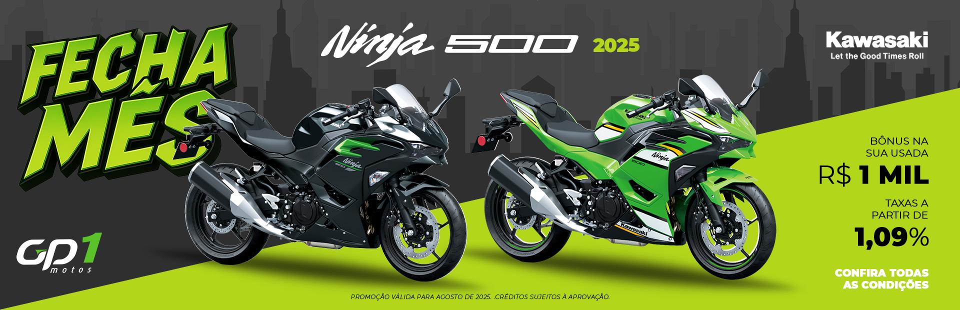 Fecha Mês Agosto - N500